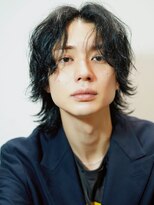 ライラ(Lyla)&nbsp;［salonLyla］men'sミディアムスウィンギングウルフ