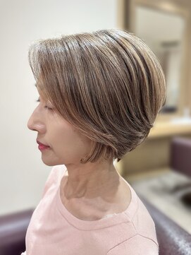 ユウヘアー 石川橋店(U Hair) ショートボブハイライト