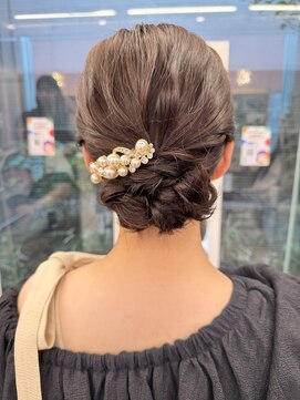 ヘアメイク マリア 福岡天神西通り(hair make MARIA) ゆるふわシニヨン