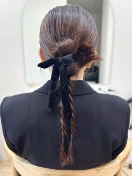 セイドット リー(Say. Ree) say.お呼ばれアレンジ結婚式編み下ろしカチモリタイトルスタイル