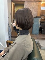 ヘアメイク デザート(HAIR MAKE DESART)&nbsp;木村法子【伸ばしかけショート×クリームベージュ】