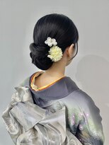 グレイスアンジュ 名駅(Grace Unge) 綺麗めシニヨン