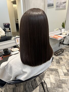 ラグノ(RAGNO) オリーブグレージュ×艶髪