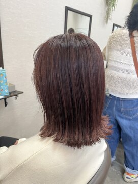 バセット バイ アルター 鎌取店(basset by aL-ter) 着物ヘア/大人ガーリー/ダークアッシュ/似合わせカット/鎌取