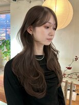 アンカーバイナチュラル(anchor by natural)&nbsp;韓国風/レイヤー/前髪カット/オリーブ/透明感/ハッシュカット