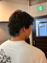 ビーバイエイトジェンツ(Bee by EIGHT GENTS)&nbsp;刈り上げセンターパート/波巻きツイストスパイラル/心斎橋