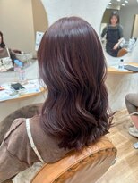 ヘアポケット スタイル店(HAIR POCKET) ほんのりピンクブラウンカラー