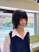 キュー(CEU)&nbsp;【善行/湘南台】カット＋カラー/ショートウルフカット