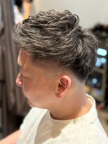 trriger men’s shop/トリガー/十三/メンズ/パーマ/フェード【10/3 OPEN（予定）】 &nbsp;無造作束感ショート