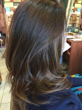 エイチエスプラス ヘアサロン(hs plus hair salon) ベイビーライトin外国人風カラー