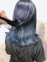 サロンドミルク 原宿(salon de MiLK)&nbsp;インナーアクセントカラーライトブルー＆オーシャンブルー