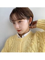 シースルーバング×マニッシュショート★【GARDEN KOMAKI】