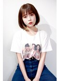  【La fith】 丸みボブ×ポイントインナーカラー