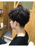 【メンズ一推し！】メンズパーマ+シェービング(眉カット付き) ￥11550→￥10000