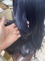 シェリー(cherie) ブリーチオンカラー☆ネイビーブルー♪