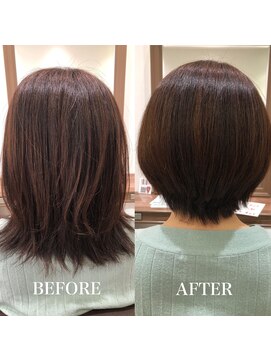 アッシュ 豊田店(Ash) 【縮毛矯正】出来なかったショートに挑戦!