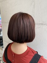 アヴァンティ ヘアーアンドスパ(avanti hair&spa) ほんのりピンクの内巻きボブ