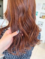 アブニールドール 大山台店&nbsp;【韓国/ブリーチなし】オレンジカラー