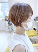 【morio成増 セリザワ】くびれショート 髪質改善カラー