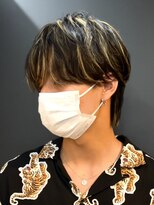 エルマーク(L-MARK) マッシュウルフメンズカットスパイラルパーマツイスパ波巻き