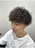 Second   × メンズパーマ