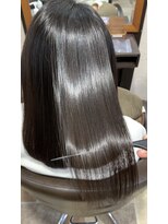 バランスヘアクリニック 南仙台駅前店(Balance hair clinic) 髪質改善[ダークグレージュ/ツヤ髪/オリーブブラウン]30代/40代