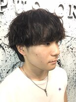 オーパスクリエ (OPUS CREER)&nbsp;ウルフ風ツイストスパイラル/マッシュパーマ/アースカラー