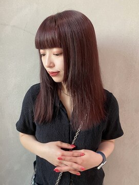 ヨーク(YOKE) 【YOKE】ボルドーカラー/ワイドバング/ポイントレイヤー