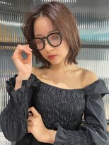 ロフティー 清澄白河(LOFTY)&nbsp;顔まわりレイヤー/bob/韓国ヘア/センターパート/清澄白河/錦糸町