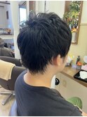 《見附　今町》メンズ　ふんわりパーマ　ナチュラルショート