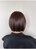 #ミニボブ#切りっぱなし#ヘアドネーション