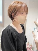 *滝田*グレーベージュショートボブ小顔似合わせカット吉祥寺艶髪