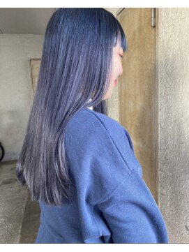 ガーデンヨコハマ(GARDEN YOKOHAMA) ロング　ラベンダー　ブルージュ　切りっぱなし　ハイトーン