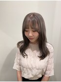 ブリーチカラー/グレージュ/透明感カラー