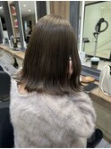 柔らかさと透明感たっぷりブラウン