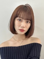 ミンクスオーバー(MINX OVER)&nbsp;【ボブ】結べるボブ/ミニウルフ/チェリーブラウン/美髪