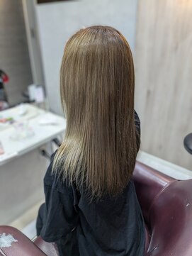 アヤラ オーガニックアンドスパ 東船橋店(AYALA) 【中村のぞみ】ブリーチカラー×グレージュ