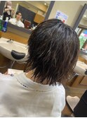 外ハネウルフカット