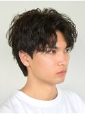 シャドウパーマツイストパーマメンズマッシュメンズパーマ佐賀