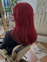 ヘア ヴァーゴ(Hair vago)&nbsp;grunge/Y2K/レッド