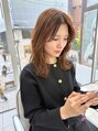 オブヘアージユウガオカ(Of HAIR Jiyugaoka) 透明感カラー×ミディアムヘア◎色と長さ気軽にご相談ください!