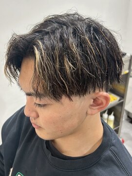 ナム 錦糸町(NAM) MEN’S/リバースセンターパート/ニュアンスパーマ/錦糸町