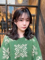 シゼン(SHIZEN)&nbsp;シースルーバング×マロンブラウン