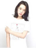 ストレートダークトーンボブ