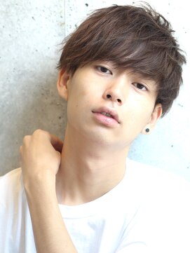 リップスヘアー 銀座(LIPPS hair) サラッとナチュラルプレーンマッシュ刈り上げツーブロック