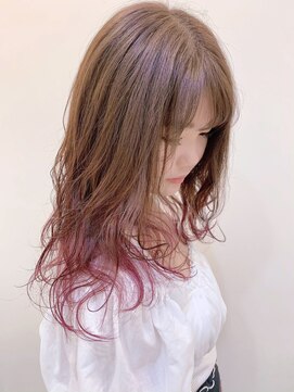 ケリーズグリーン(Kelly's Green) グラデーション × バイオレットピンク