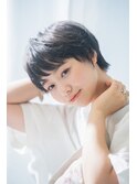 大人可愛いナチュラルマッシュショート