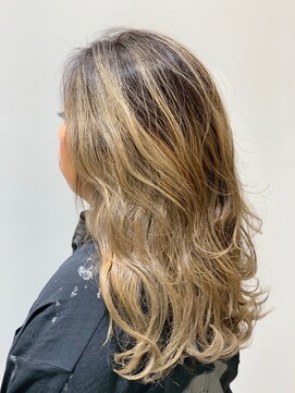 ユキオ オブ ヘアー(YUKIO of Hair) 大人かわいい☆透明感グレージュグラデーション無造作ヘア