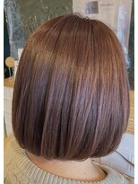 ソレカ(SORECA)&nbsp;【SORECA/ソレカ】ヘビーボブ×ピンクベージュ