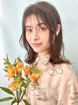 クオート(quoit) 【quoit】透明感&ヘルシー外ハネミディアム( 堀江/四ツ橋 )α